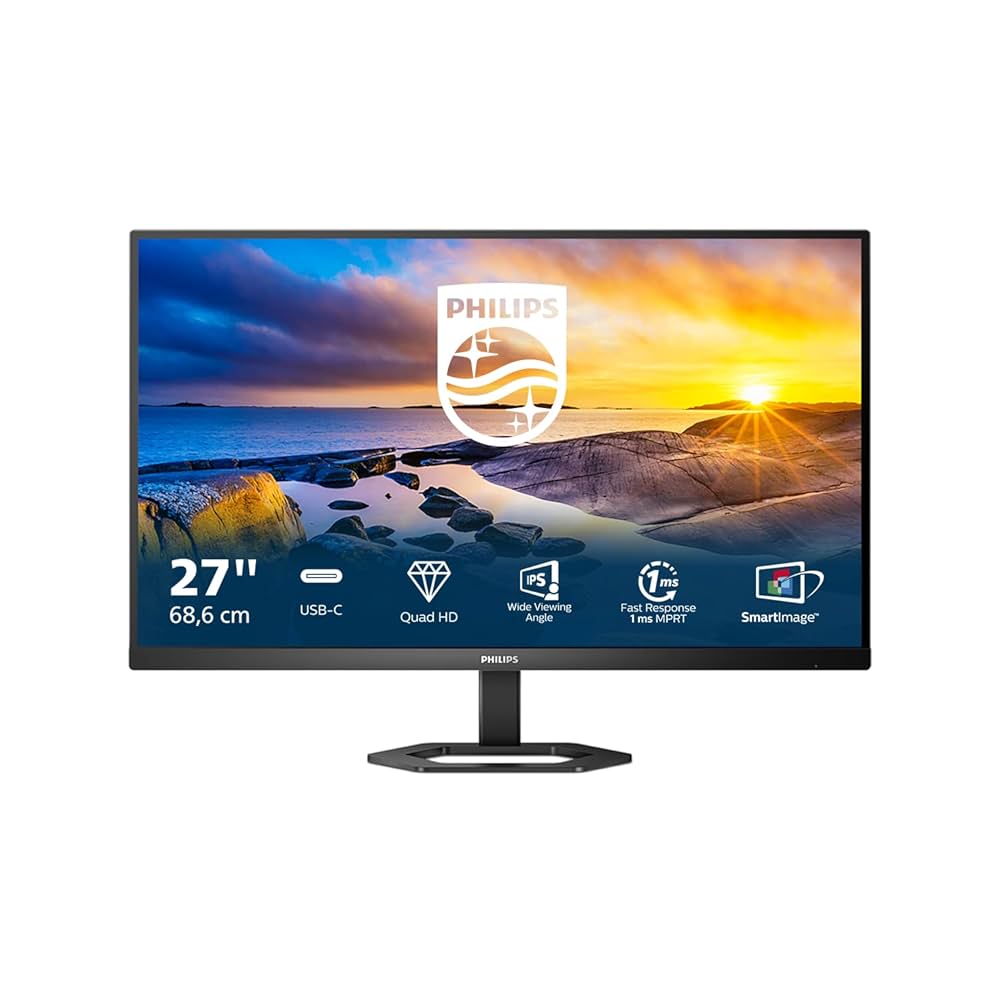 PHILIPS モニターディスプレイ 27E1N5600AE/11 Philips 液晶ディスプレイ 27型 2560×1440 27E1N5600AE/11のご