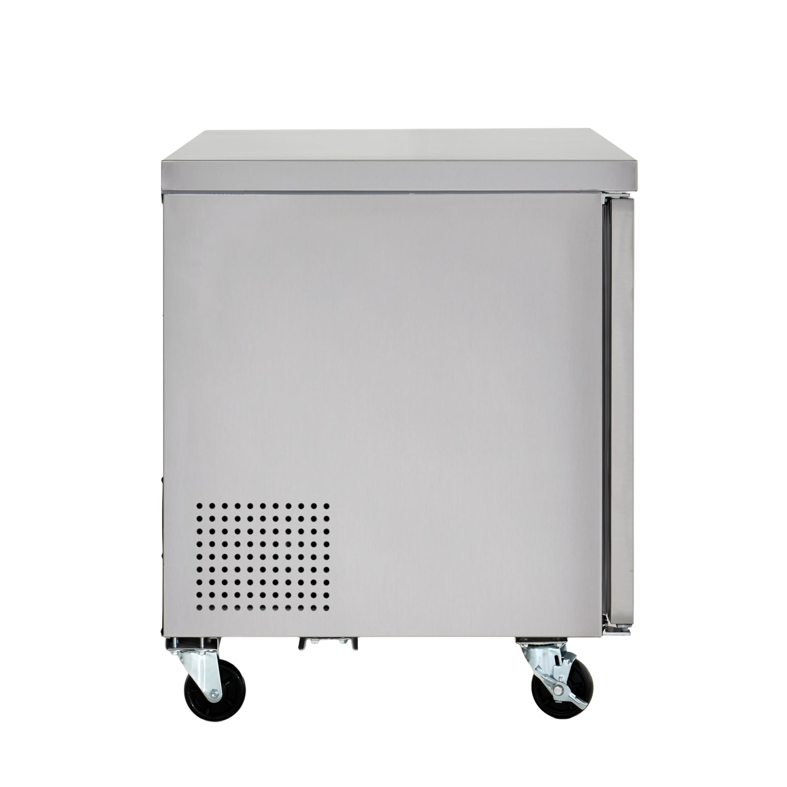 Kratos Commercial Undercounter Refrigerator, 48" Wide Mobile 2 Door Refrigerator, Stainless Steel Interior And Exterior, 115v, 11.9 Cubic Ft. (67k-301) on Fridge.com - View 5