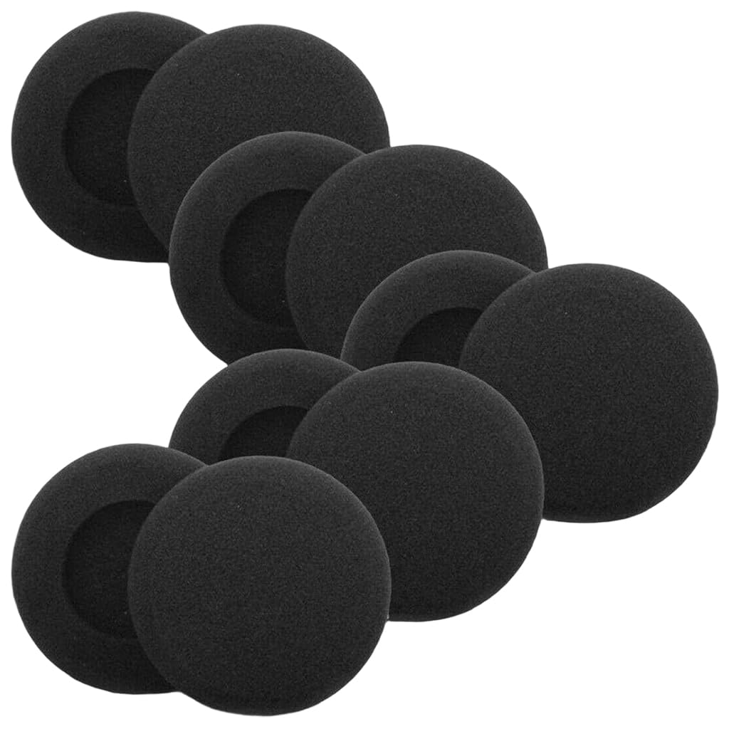 ZORBES® 5 Pairs Soft Thicken Cushion Earpads for Sony PX100 H500 Headphone Replacement Headphone Cushion Pads 50mm Diameter Universal Fit 4.8-5.3cm Earcup Protectors Compatible with Sony Headphones-image-30