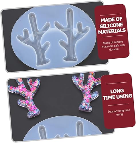 Miniatura 8 de COHEALI Molde de para Resina Molde de para Resina 15 Uds. Plantillas para manualidades, joyería para diadema, suministros de fabricación de joyas,