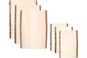 Rustic Elegance: Unfinished Wood Planks with Natural Edge