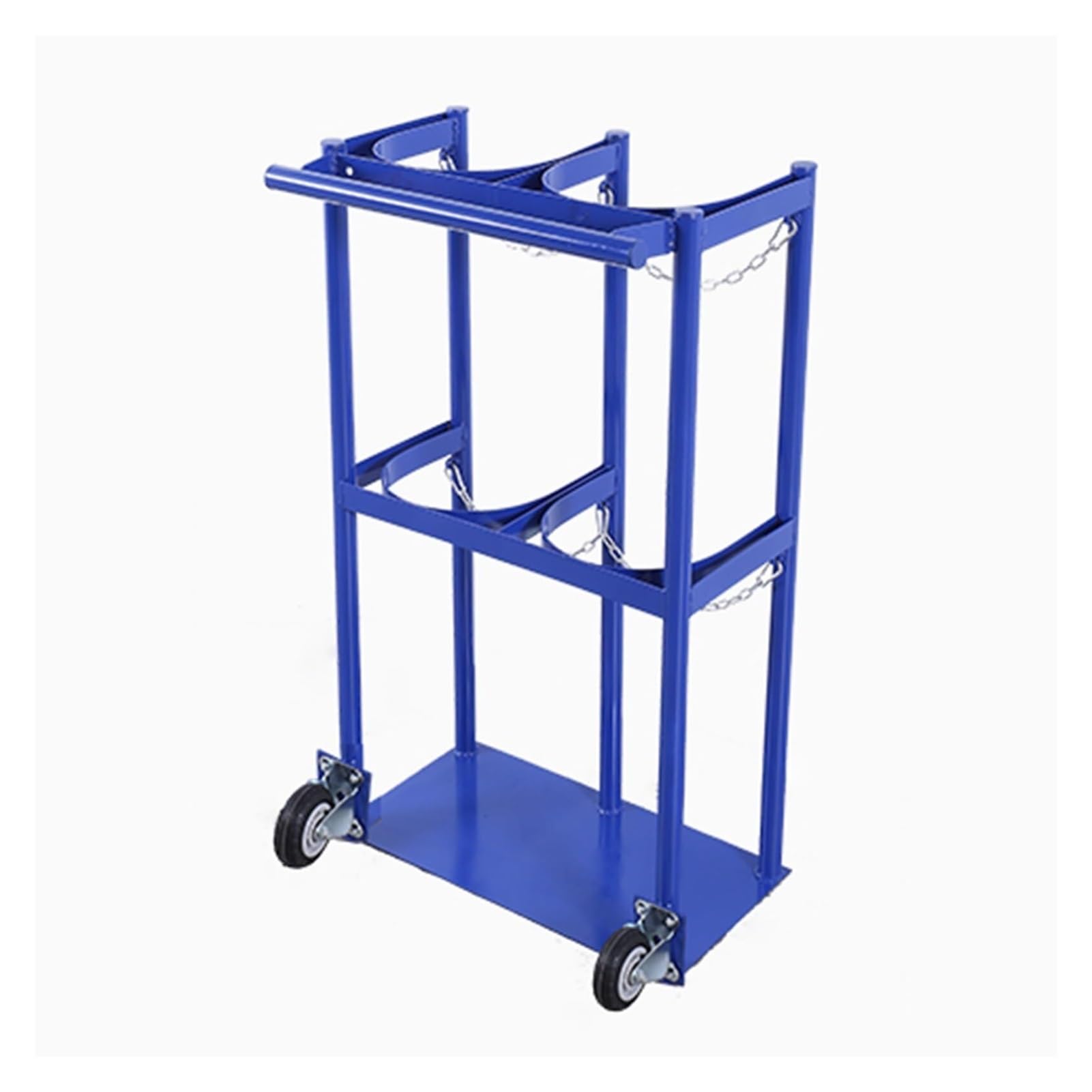 Chariot cylindrique en acier robuste pour réservoir de gaz de 40L