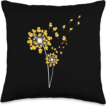 Best Rubber Duck Art For Men Women Rubber Ducky Duck Lover Throw Pillow