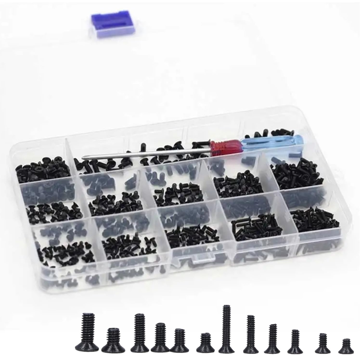 Sponsored Ad – 600pcs M2 M2.5 M3 Laptop Screws, Laptop Notebook Computer Screws Set Kit for IBM HP Dell Samsung Sony Toshiba Gateway Acer Lenovo (12 Sizes)