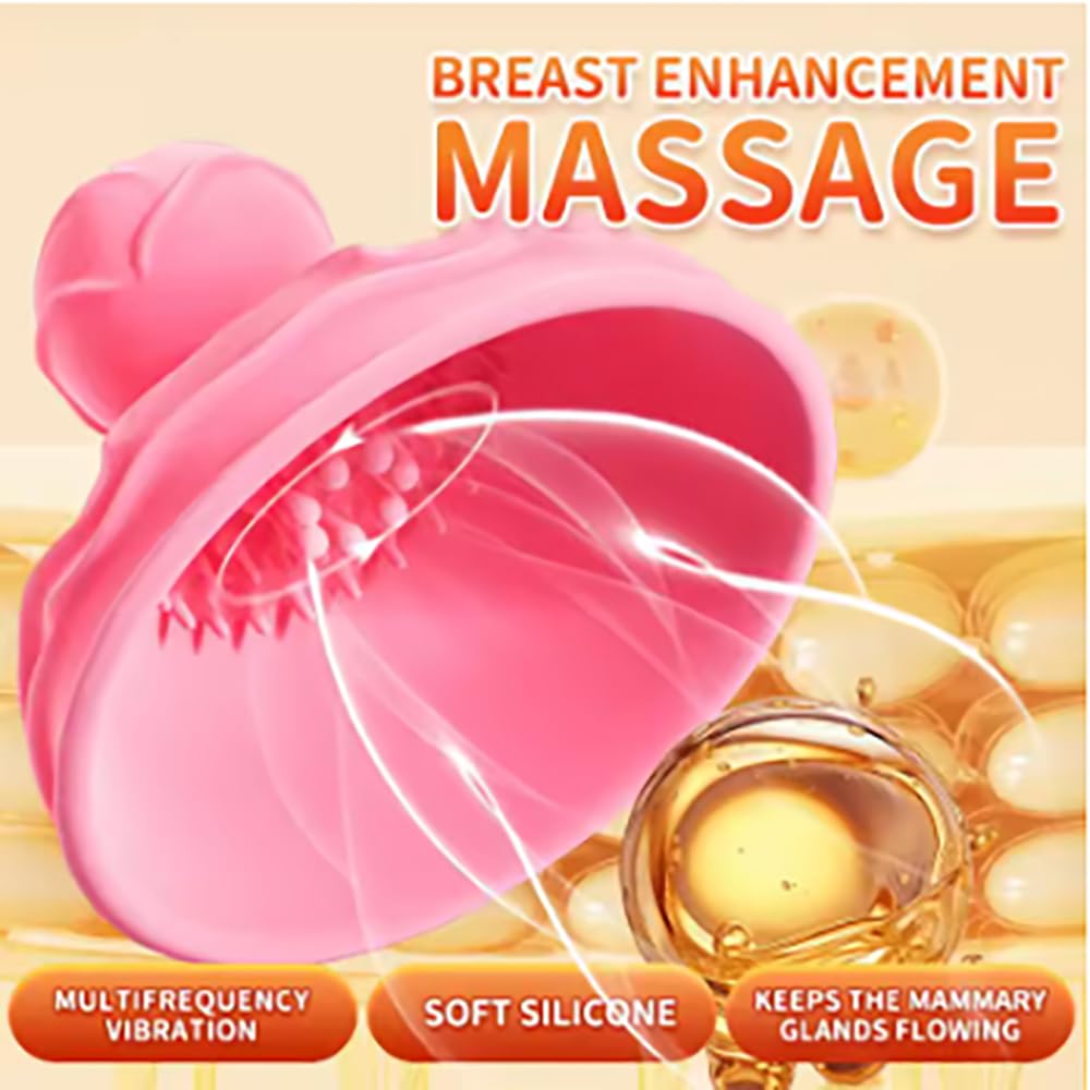 1 Paar Nippel Vibrator Silikon Nippelsauger Massagegerät mit 10 Vibrationsmodi Brustwarzen Saugen Stimulator für Die Frau Paare Vibratorensets Masturbation Sex Spielzeug