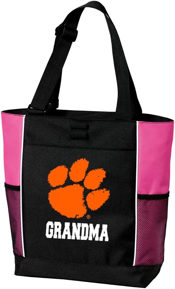 Broad Bay Clemson Grandma Tote Bag Proud Clemson University Grandmother Totes