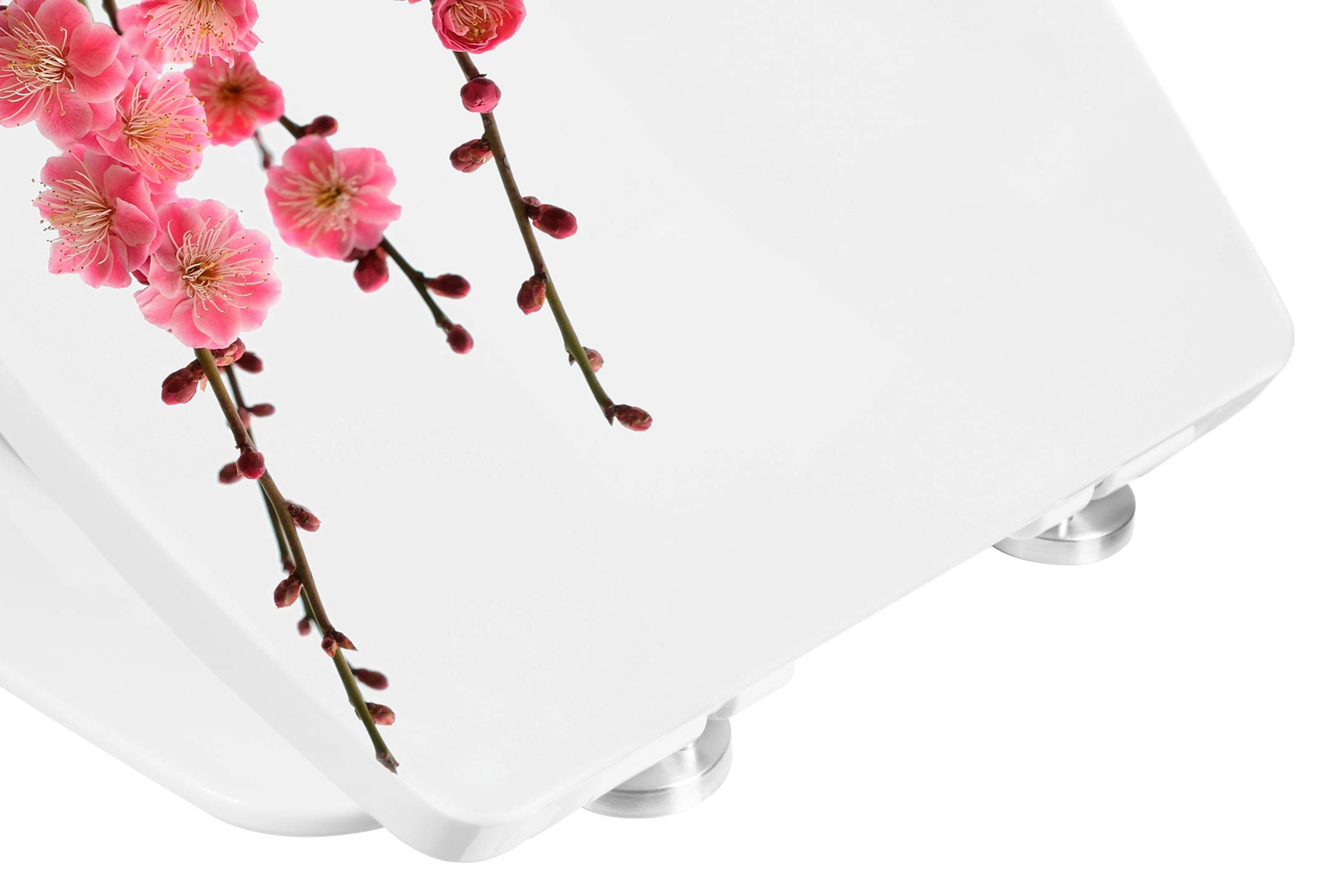 Cornat KSDSC101 Cherry Blossom - Asiento de inodoro termoplástico