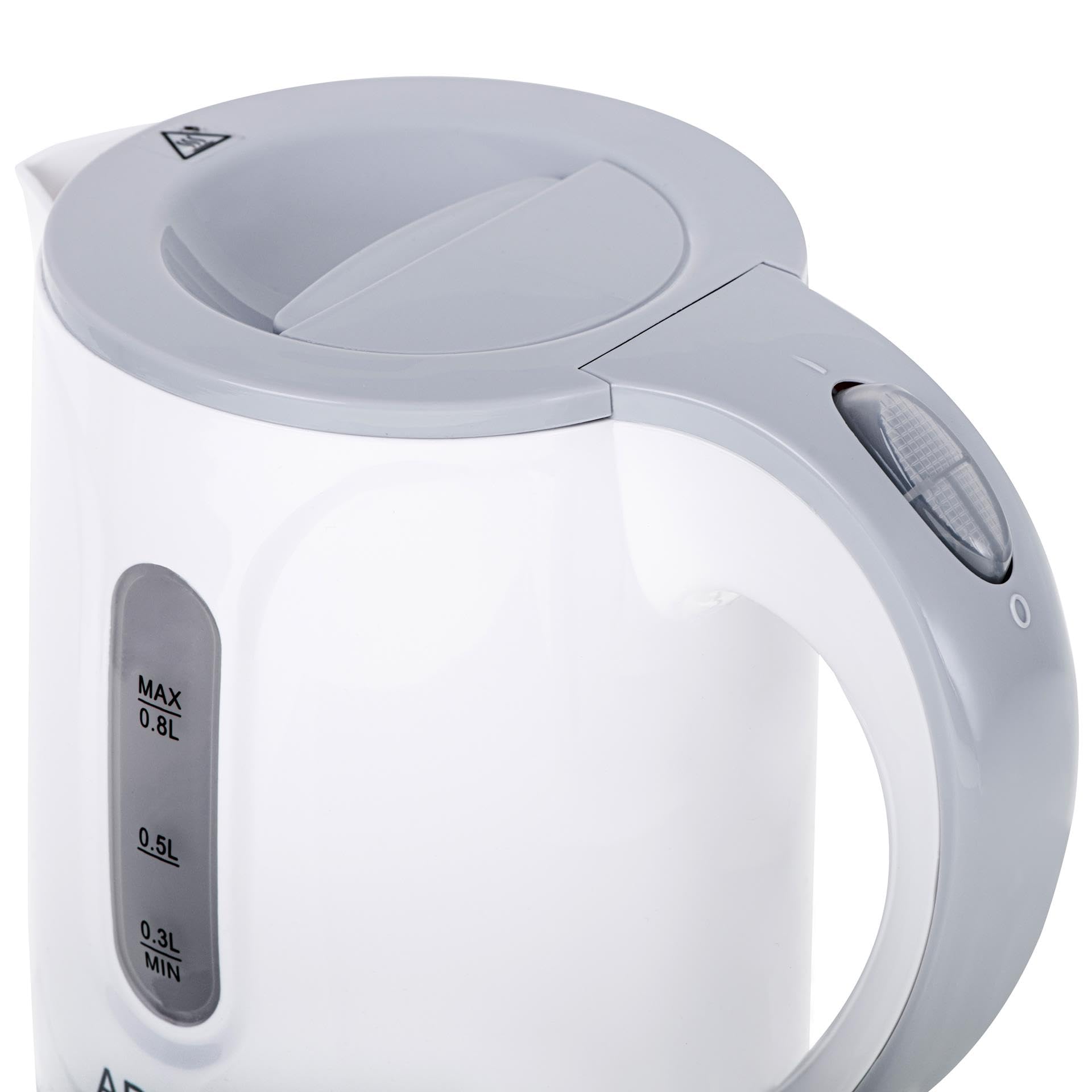 Adler AD 1371g Czajnik Elektryczny, 0.8L, Filtr Antywapienny, Obrotowa Podstawa 360°, 850W
