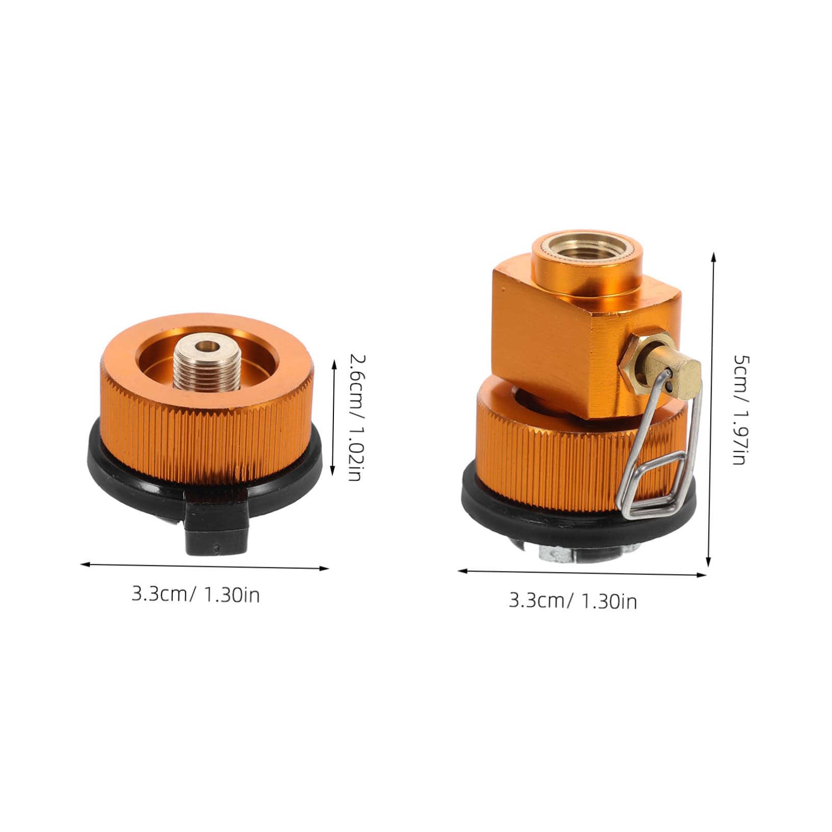 Toyvian Multipurpose Gas Canister Adapter Propane Tank to Stove Converter for Hiking Backpacking