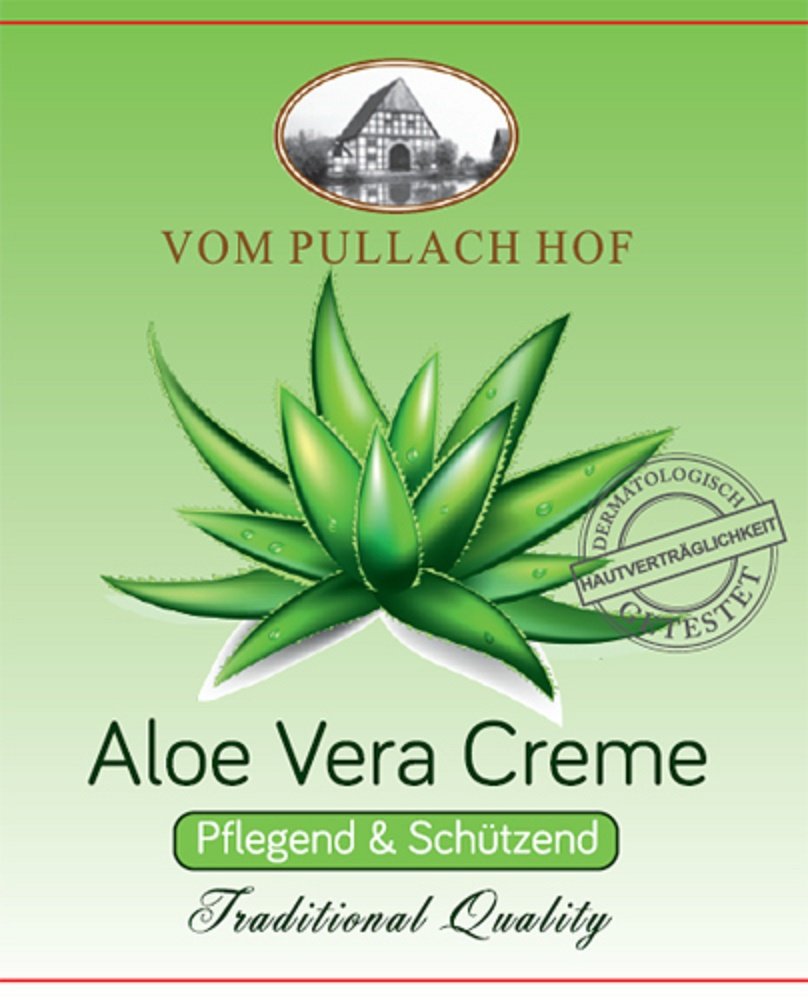Aloe Vera Creme 250ml P.H. traditional quality Hautpflege Creme vom Pullach  Hof : Amazon.de: Kosmetik