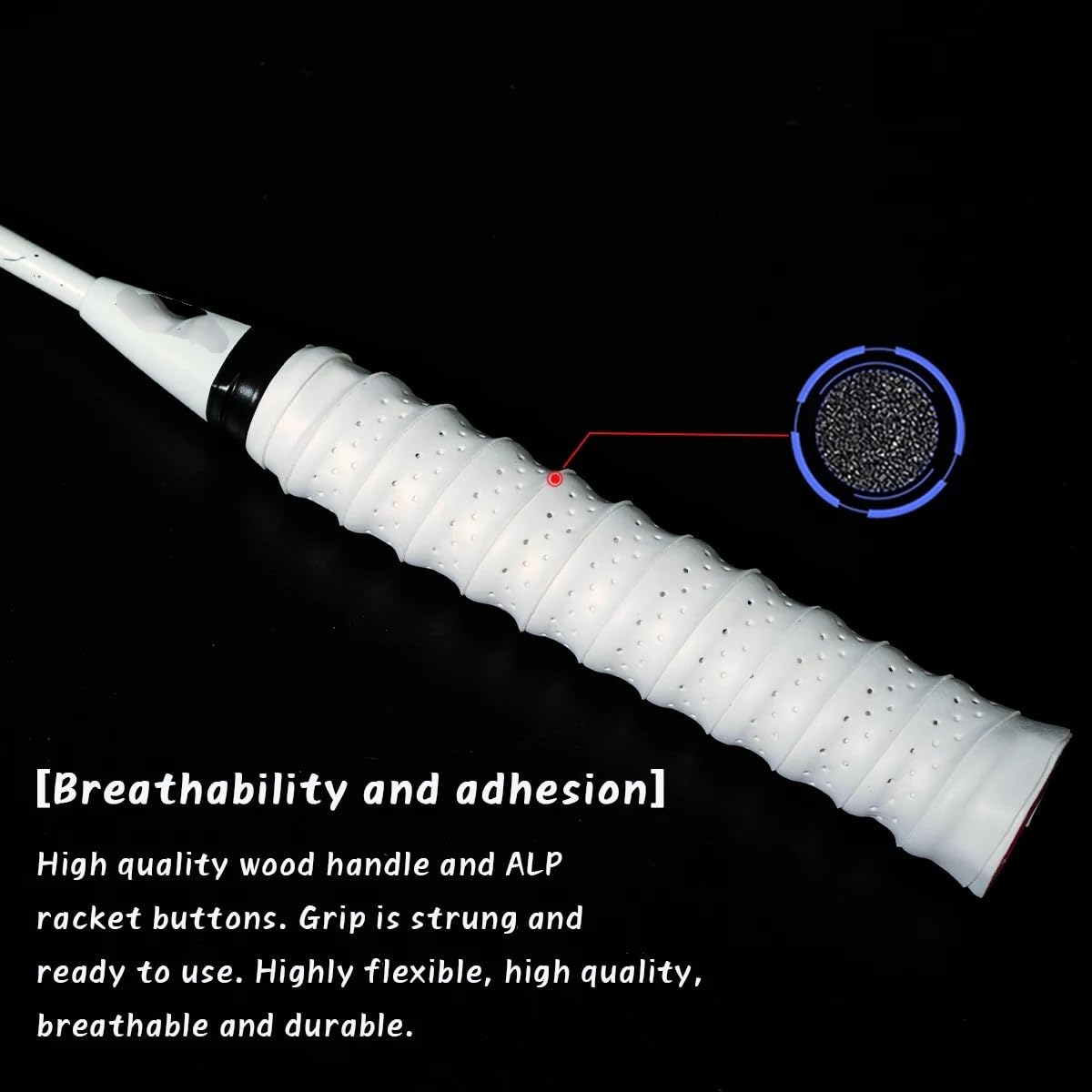 Badminton Set Racchetta da Badminton Ultraleggera in Fibra di Carbonio Max 32 libbre con Corda e Borsa