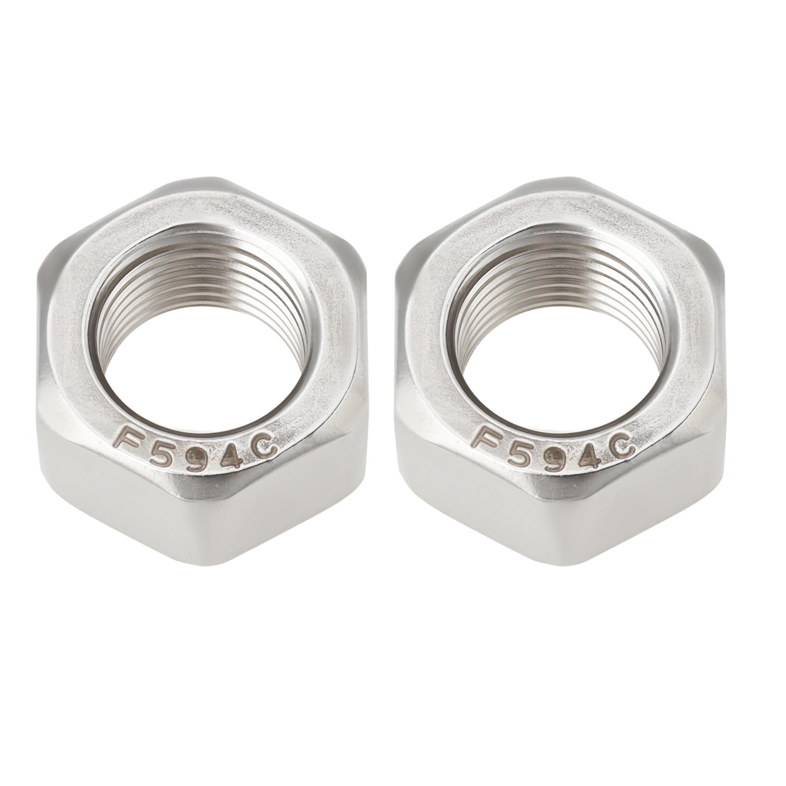 YINETTECH 2 Pack Lawn Mower Fan Pulley Nut 1/2-20 UNF Stainless Steel Compatible with Hydro Gear Transaxle 72237