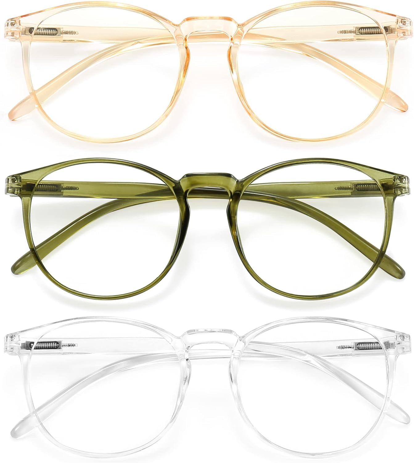 IBOANN Iconic Blue Light Glasses for Woman - Computer Glasses up to 99% Blue Light Blocking - Anti Eyestrain & UV Glare