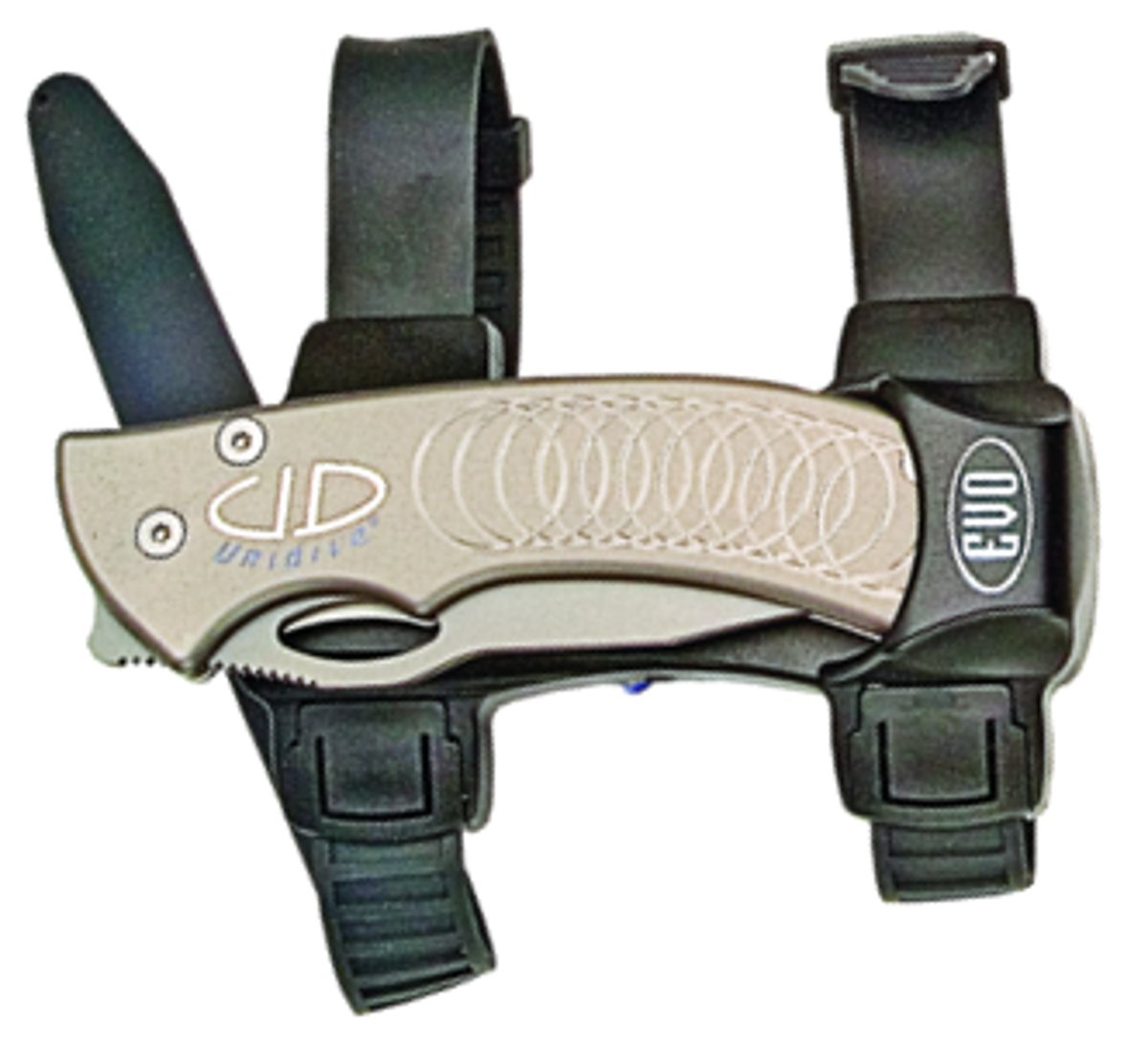 Innovative Titanium 3 in. Scuba Diving BCD Knife (Black/Gray)