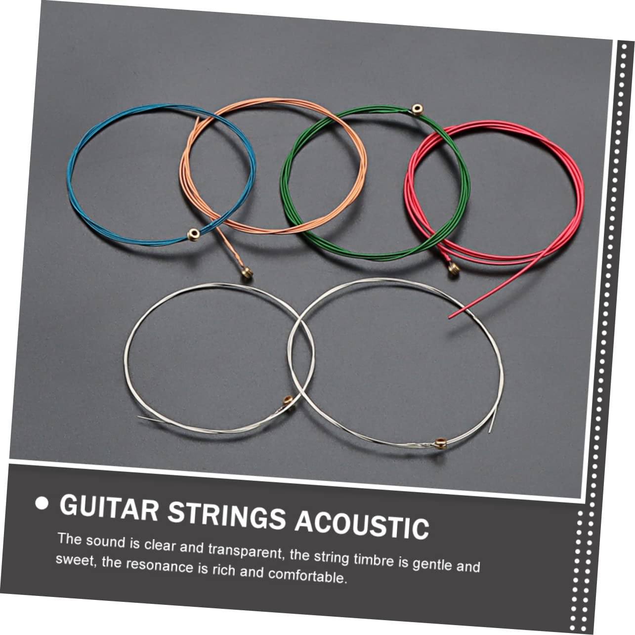 ifundom 18 Pollici corde della chitarra fornitura di chitarre Accessori per chitarra folk corde chitarra guitar strings forniture per chitarra parti di chitarra maggiore Metallo impostare