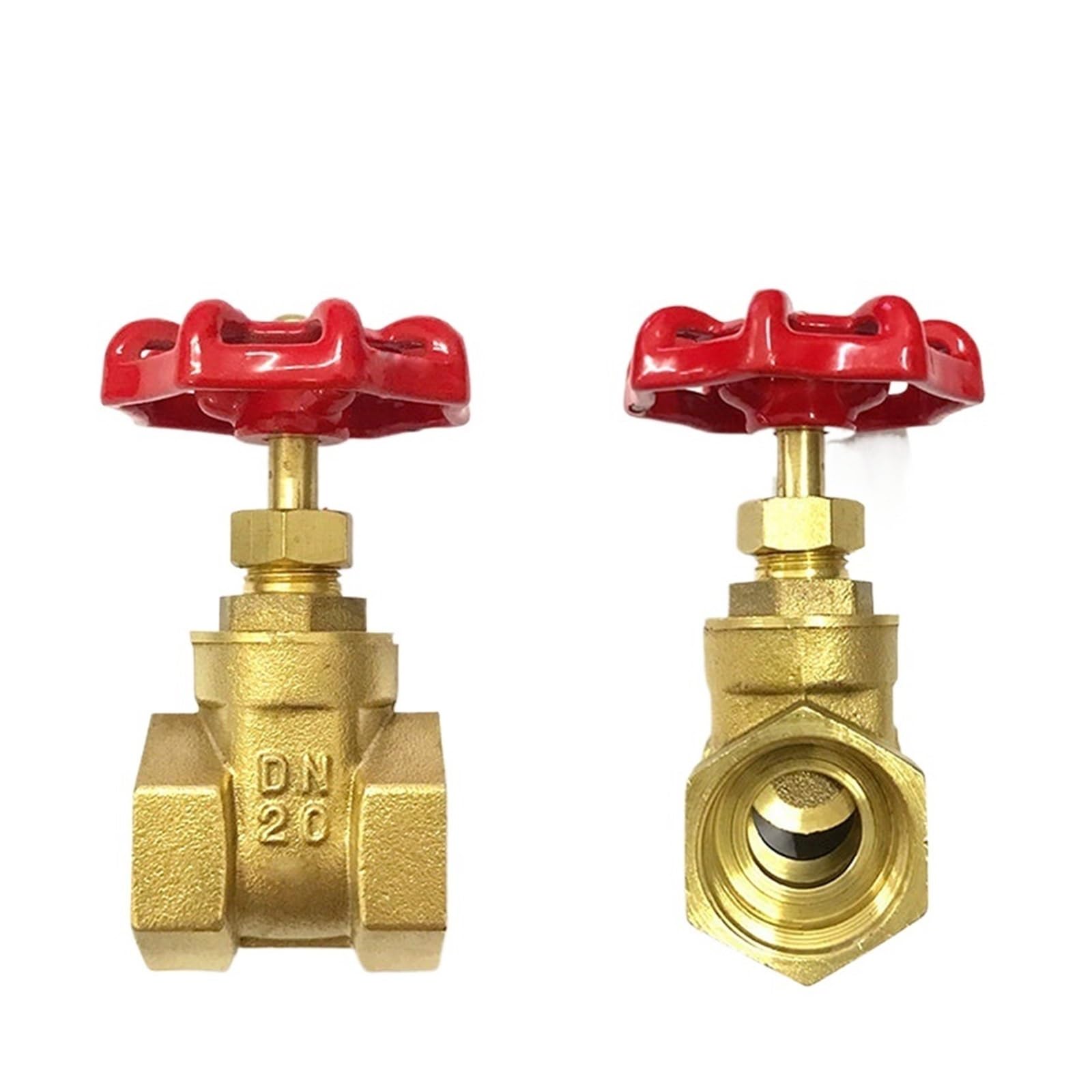Válvula de control 1/2 "3/4" 1 "2" 3 "4" válvula de compuerta de latón válvula de conmutación válvula de agua válvula de de rosca interna para un control preciso(4")
