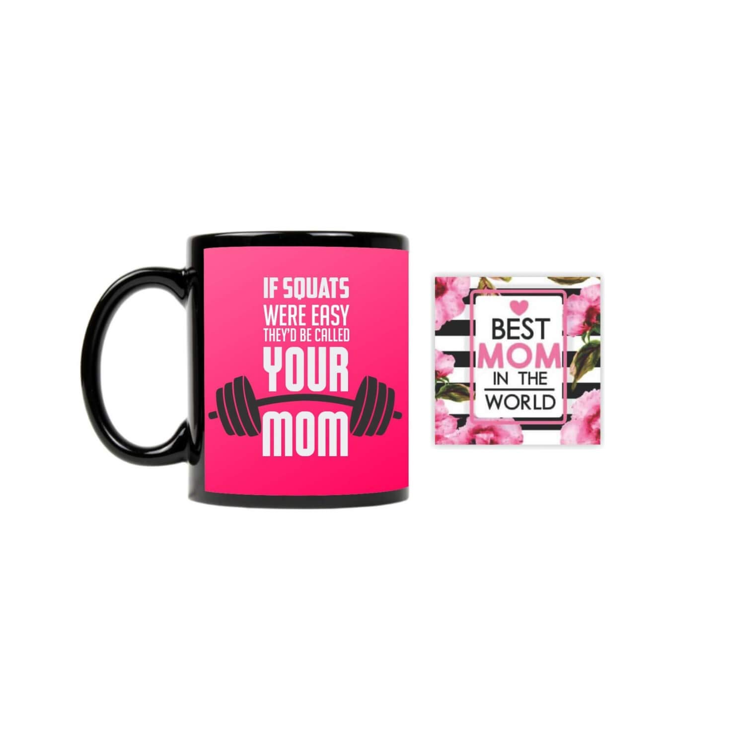 Buy TheYaYaCafe Yaya Cafe Funny Gifts for New Mom, Squats Mom Coffee