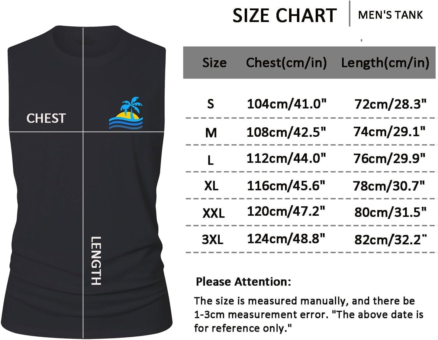 Mens Tank Tops Beach Summer Casual Sleeveless Shirts Graphic Cotton Tank Tops for Men Gym Workout - Image 7