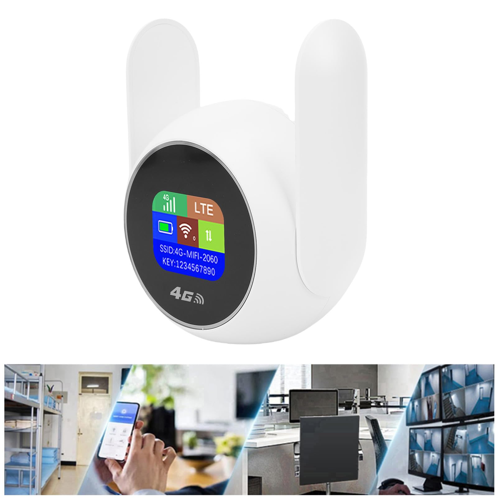 Tonysa 4G LTE WiFi Hotspot Bezpieczny Przenośny Router Bezprzewodowy do Prywatnego Połączenia w Domu lub w Podróży