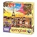 Springbok Puzzles - Paris Sunset - 1000 Piece Jigsaw Puzzle - Large 30 Inches by 24 Inches Puzzle - Made in USA - Unique Cut Interlocking Pieces