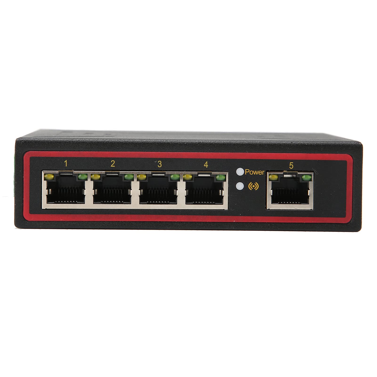 Acouto Compact Commutateur Ethernet Industriel en Métal pour Armoires de