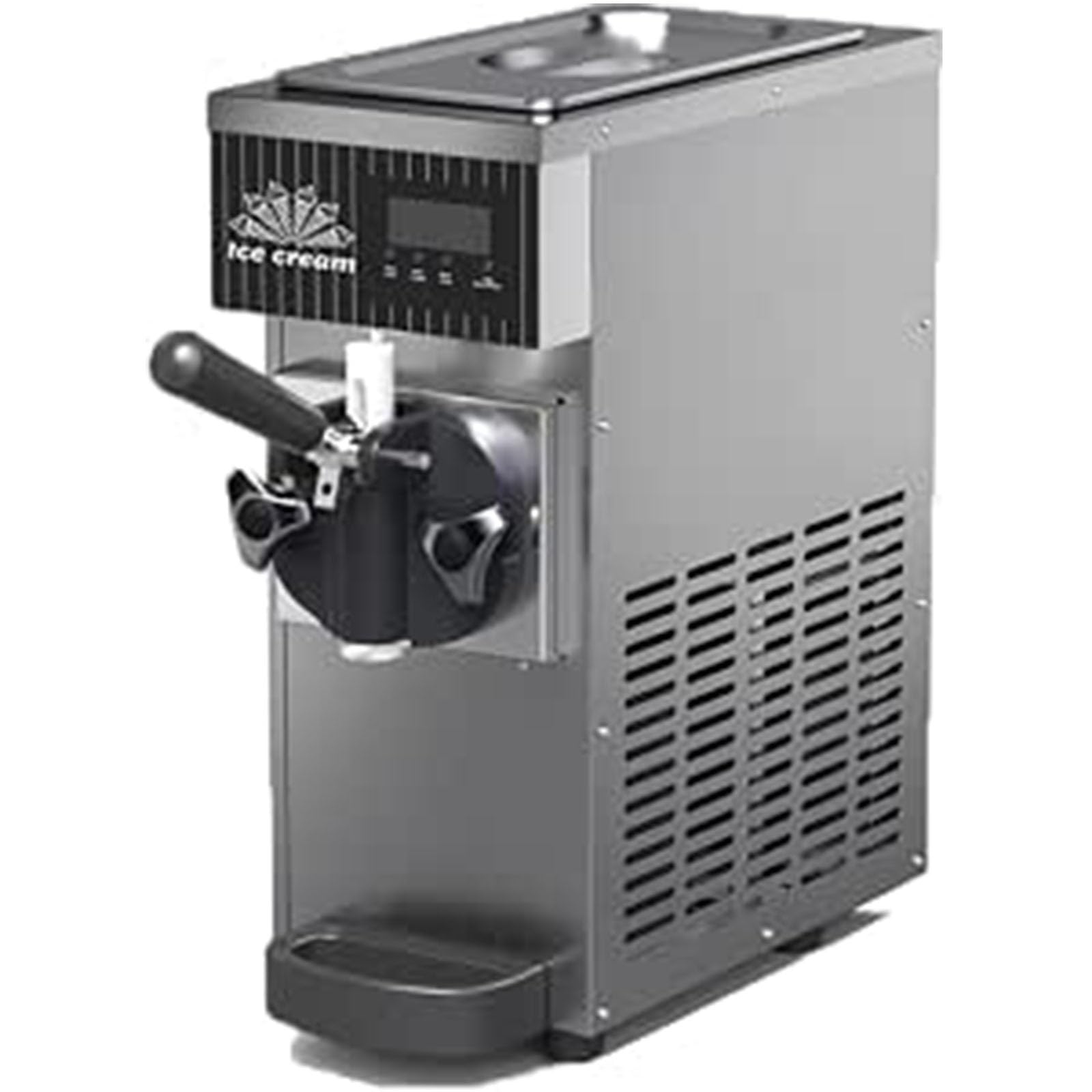 Machine à Crème Glacée en INOX de 2.5 L Pré-Réfrigération Automatique à Écran Tactile pour Sundae Yaourt Café Snack-Bar,01,51cm*20cm*40cm