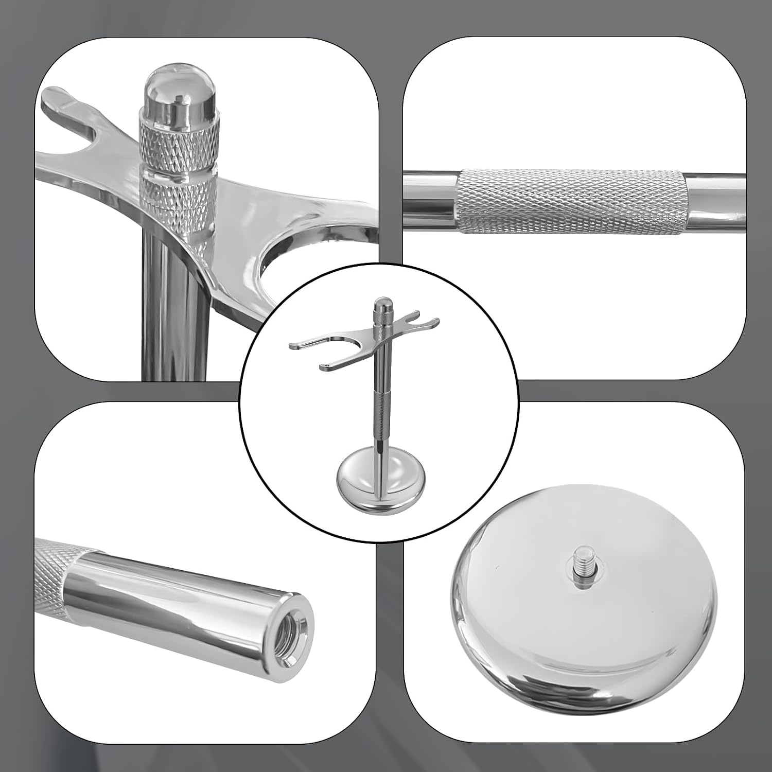Razor Stand Compatible with Henson Razor,Acrylic Portable For AL13, AL13-M, Ti22 With Brush Holder
