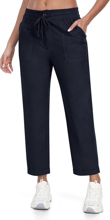 Pantalon Fluide En Lin Mélangé Pantalon Décontracté 3 SUISSES