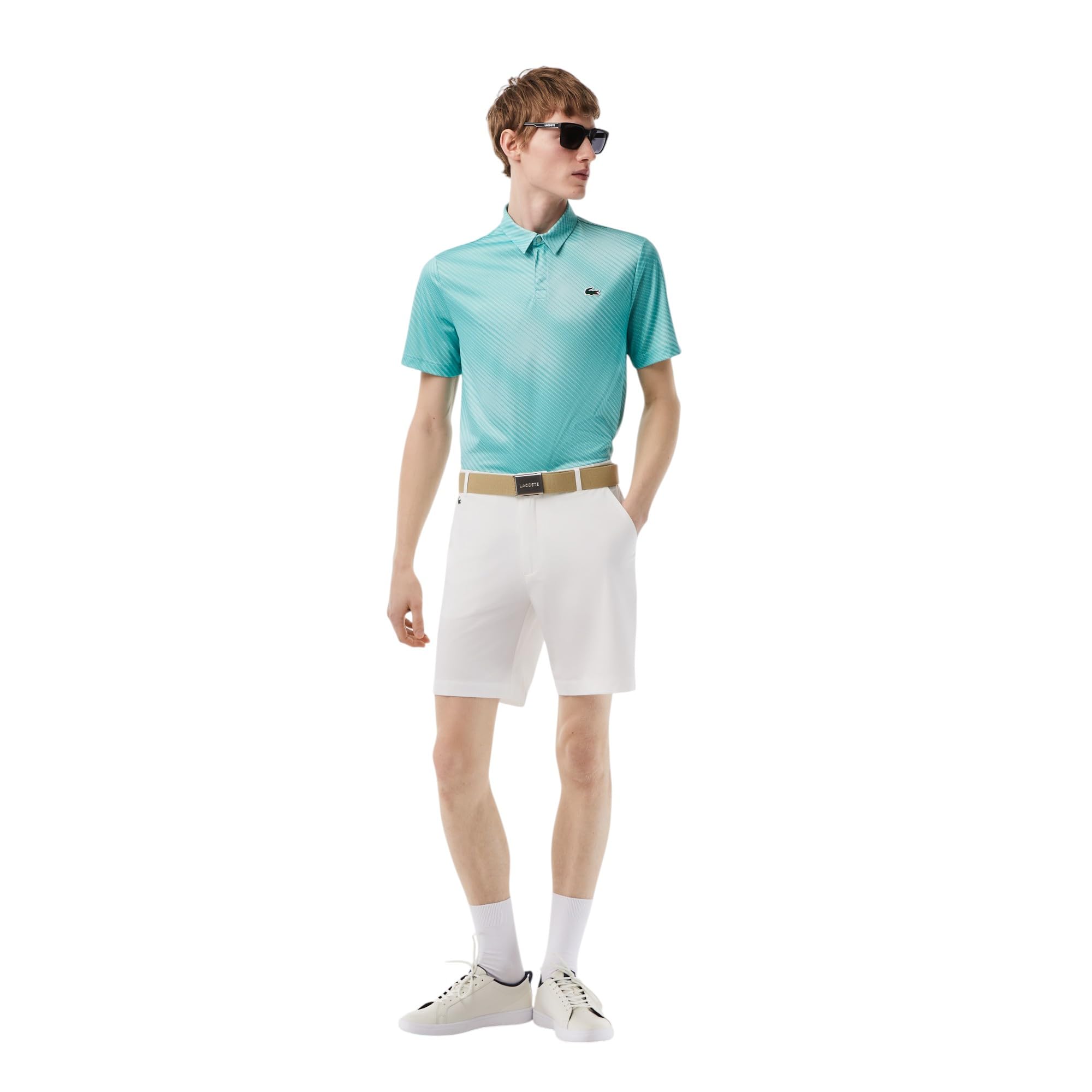 Lacoste Anti-UV Printed Golf Polo Shirt Polo da Golf con Stampa Anti-UV Uomo (Pacco da 1)