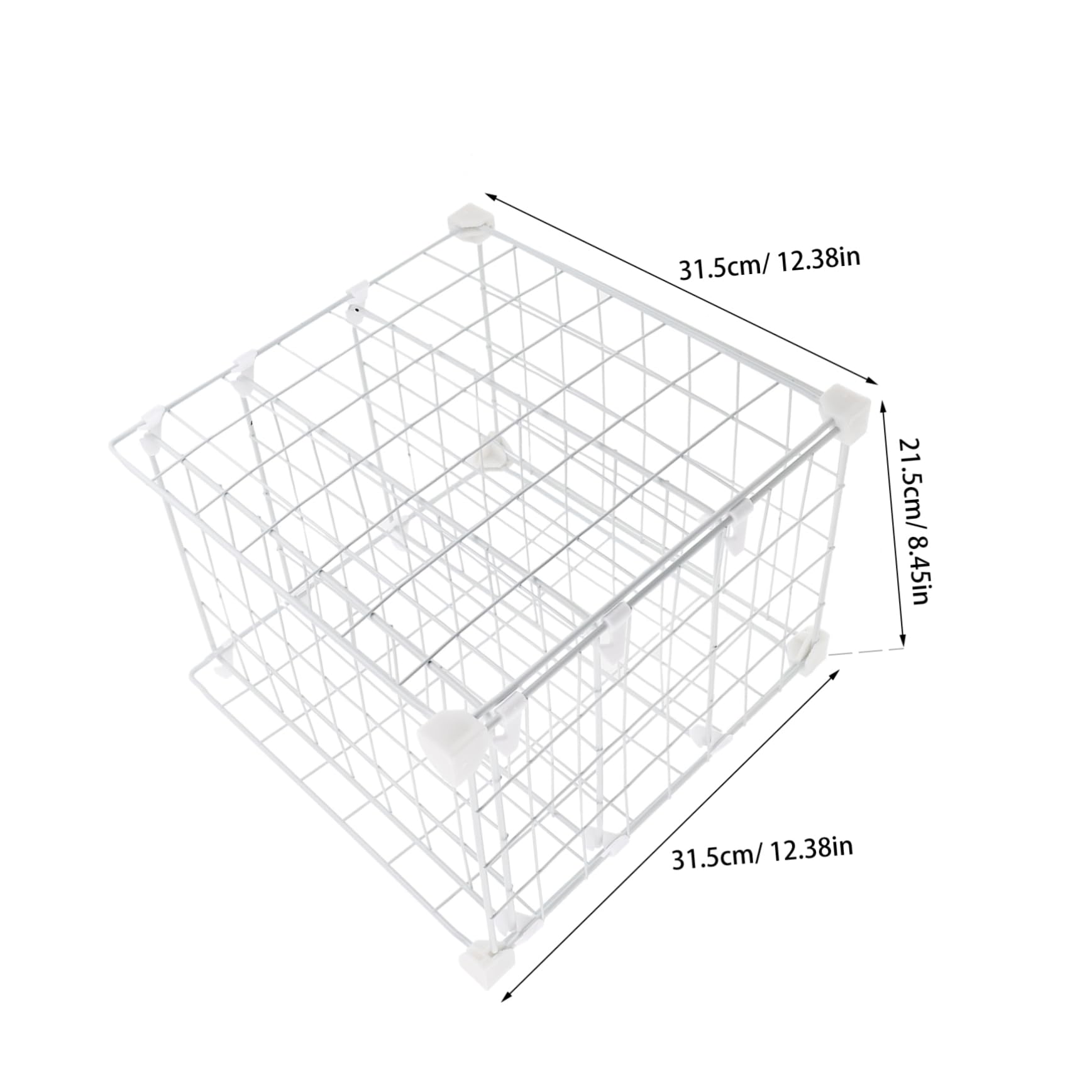 Estante de Almacenamiento para Refrigerador de Estante Metálico de Color Claro Organizador de Cocina para Sobras Tazones Especias Almacenamiento de Bebidas Encimera