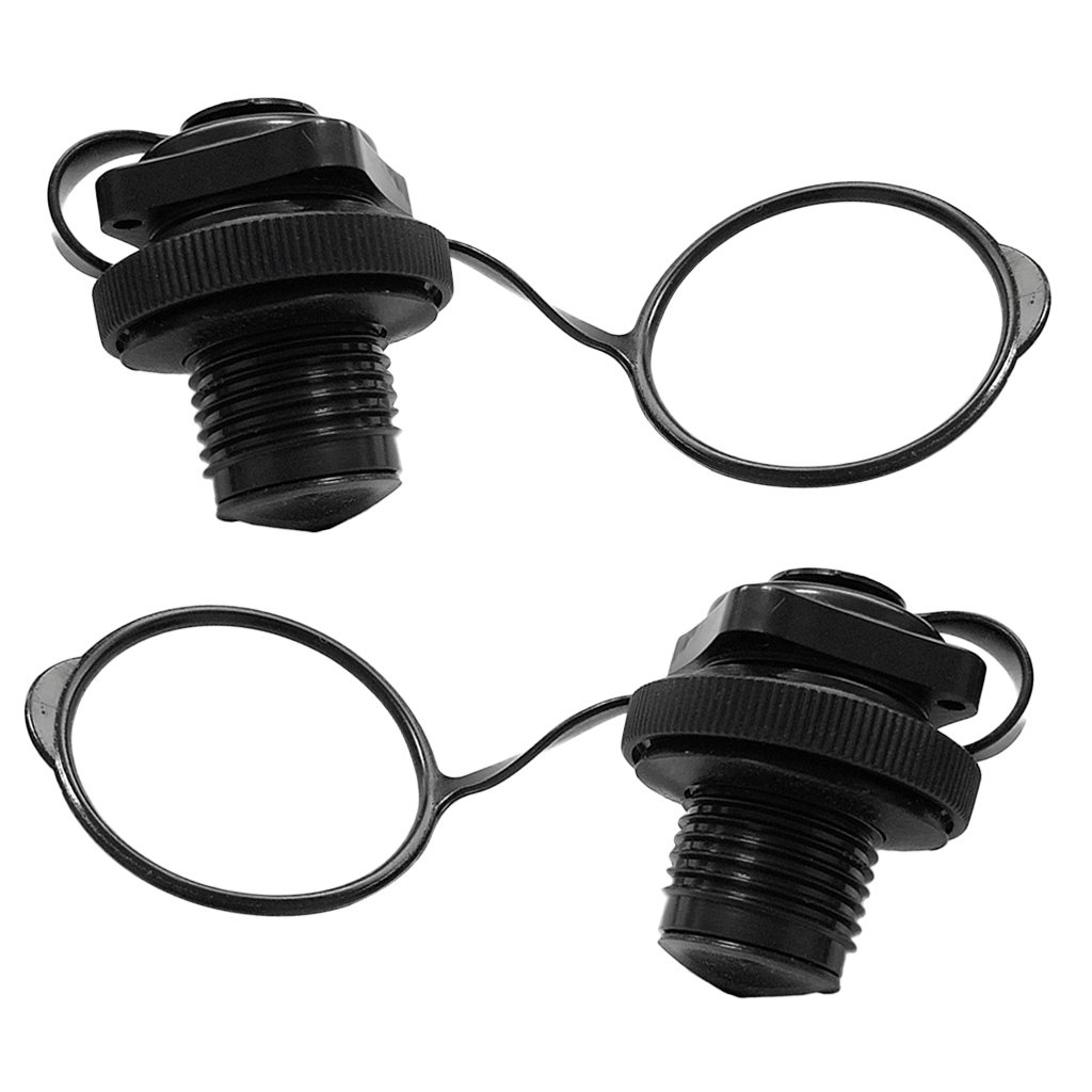 Phenovo 1 Pair Air Valve Caps Inflate Deflate Airlock Spiral Air Plugs