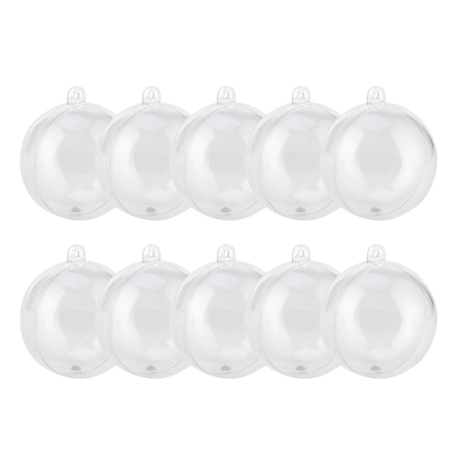 Buy Fillable Ornaments Ball, Clear Plastic Ball Fillable Plastic Ball