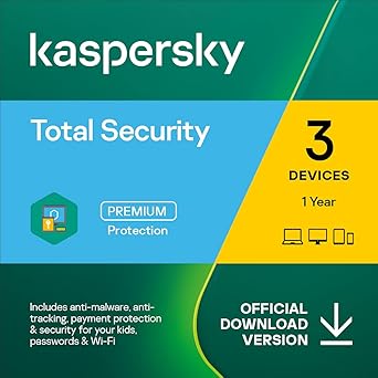 Kaspersky Total Security 2023 | 3 Devices | 1 Year ...