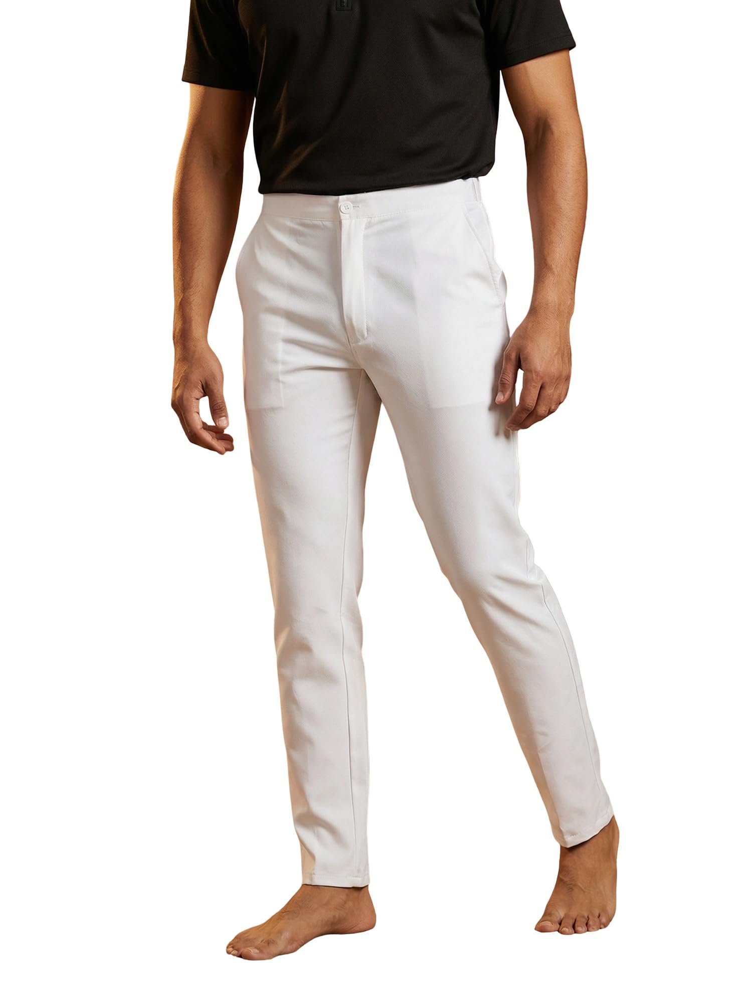 jompers Solid Cotton Pyjama For Men (Black, S)-picture-30