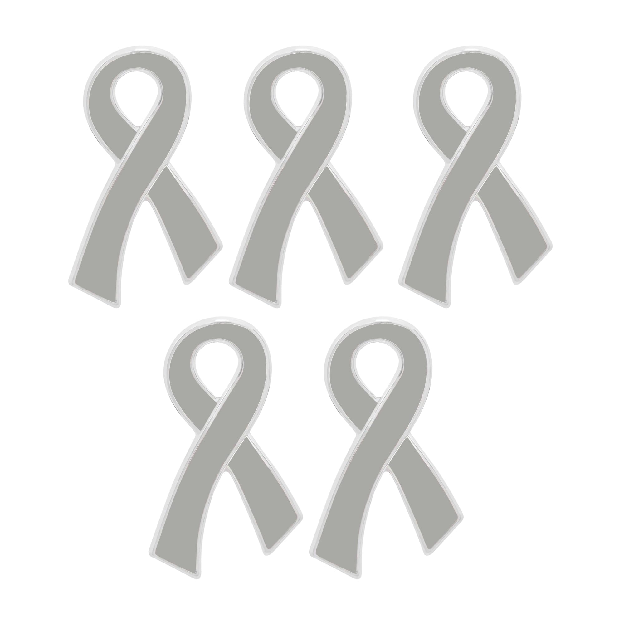 Ribbon Pins 1/5/25/100 for Cancer &amp; Disease Awareness - Various Causes - Bulk Quantities Available for Support Groups and Fundraising