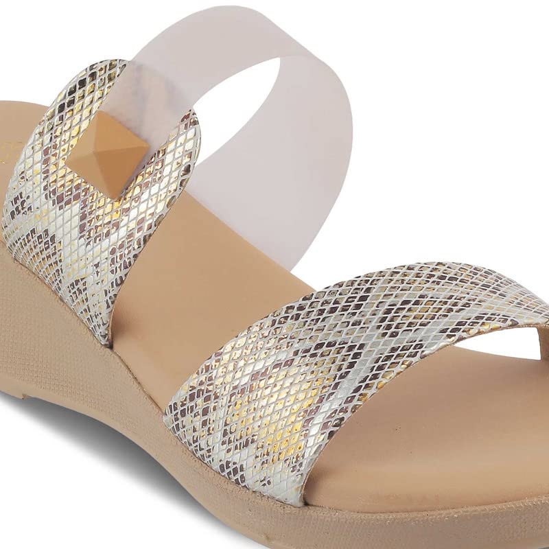 Image of tresmode Women Dress Wedge Sandals