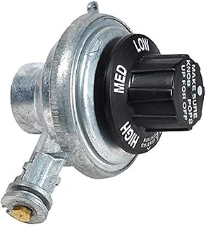 Portable Propane Table Top Regulator 1 by 20 Female Throwaway Cylinder Thread, Inlet x Orifice, Outlet (F273769)