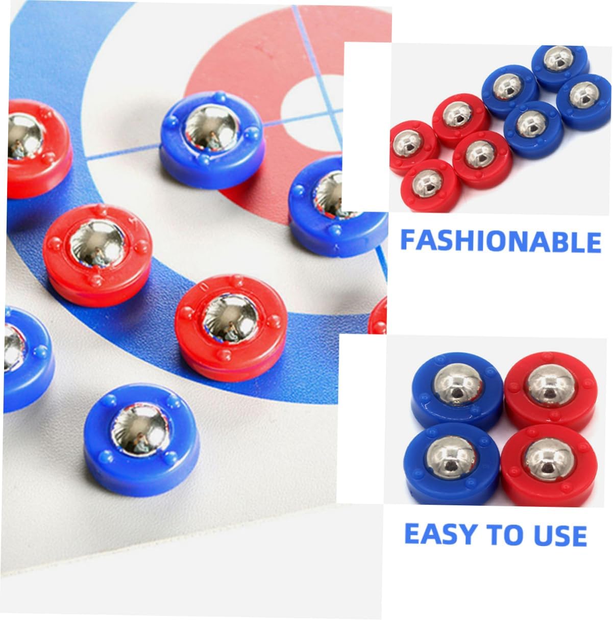 32Pcs Mini Shuffleboard Set Durable Tabletop Rollers for Sliding Bead Games Enhance Skills Fun for Adults for and Parties