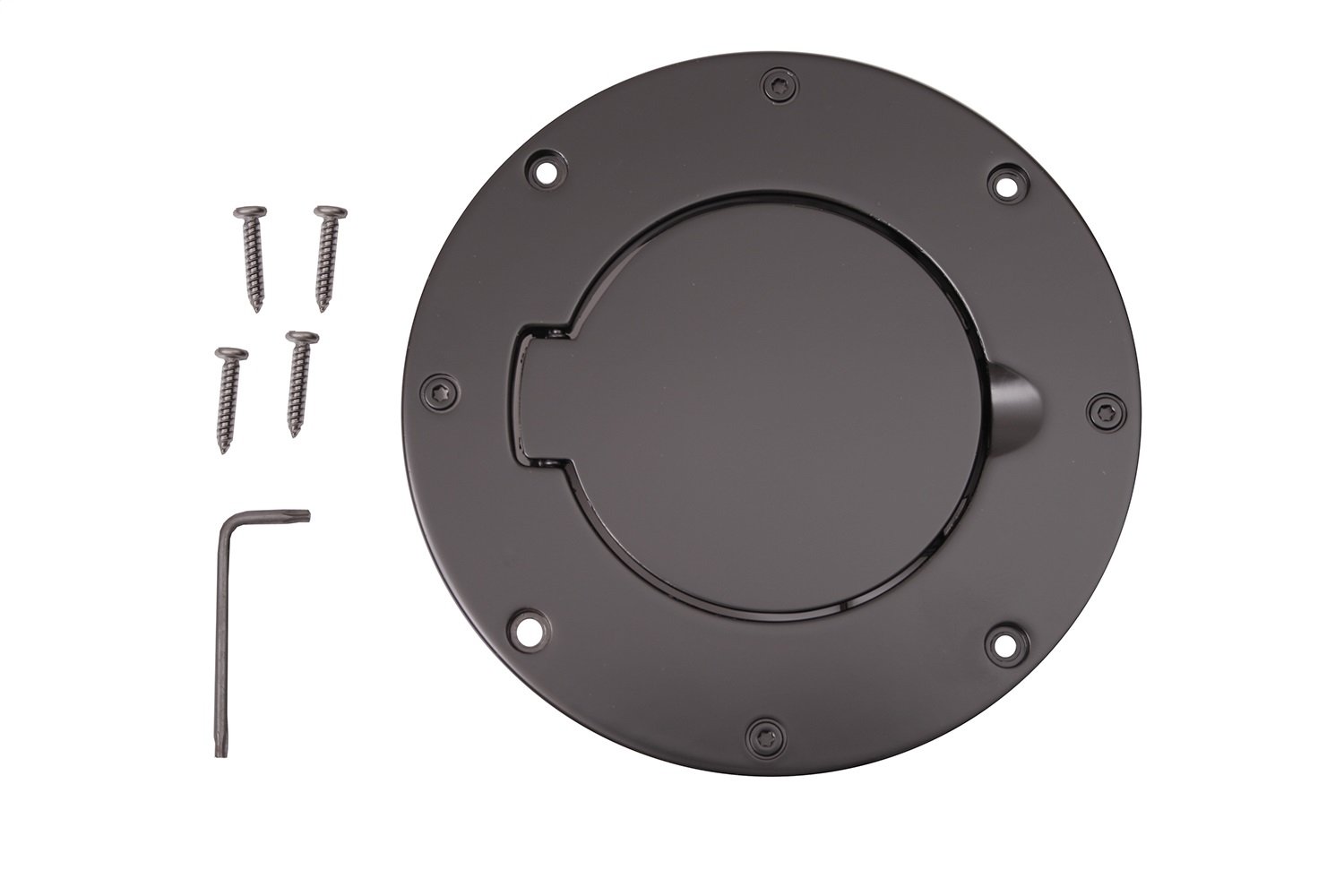 Rugged Ridge | Gas Cap Door, Non-Locking, Black | 11425.02 | Fits 1997-2006 Jeep Wrangler TJ