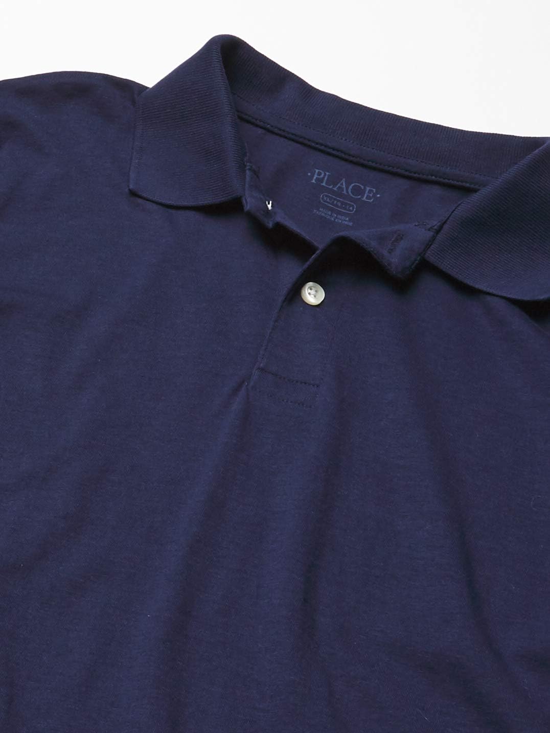 The Children's Place Boys Long Sleeve Jersey Polo, Extra Soft - Image 2