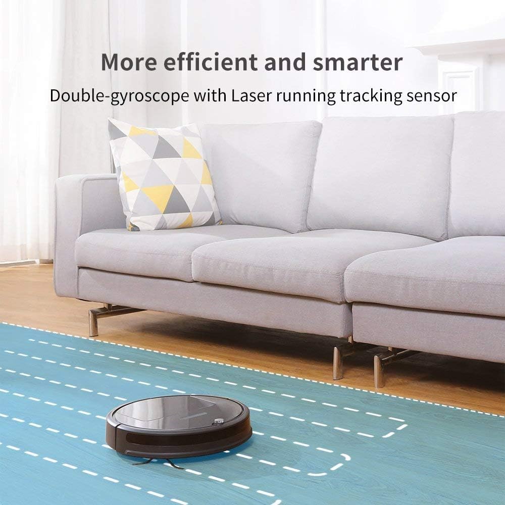 Roborock E25 Robot Vacuum Cleaner with double-gyroscope and laser running tracking sensor