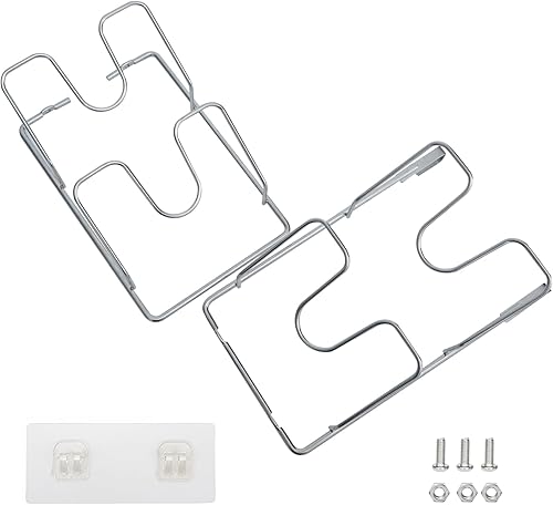 Miniatura 5 de Organizador de tapas de olla de 4 niveles, sin perforar, almacenamiento de tapa de olla montado en la pared, soporte para tapa de olla y sartén de