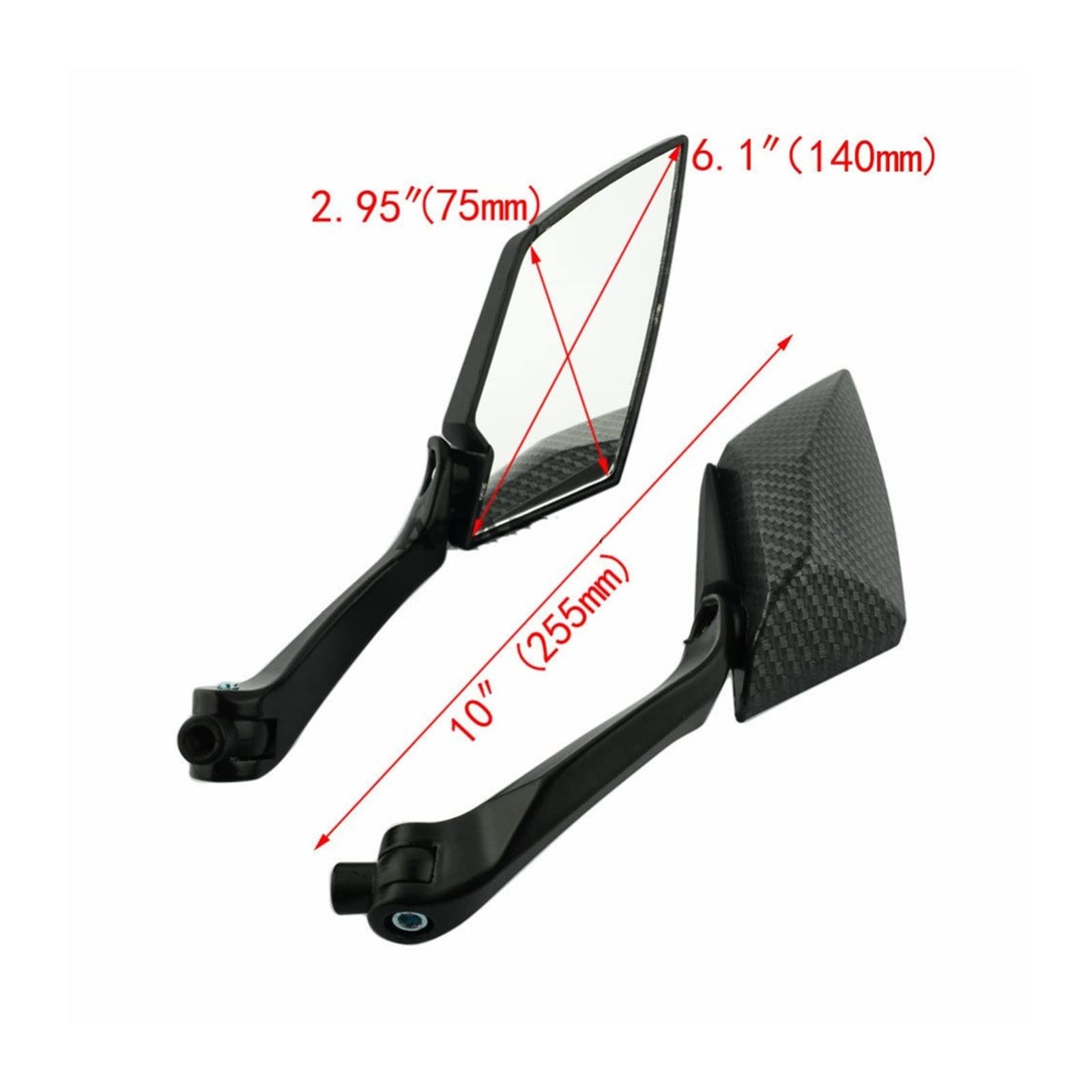 Arrière Rétroviseurs Latéraux Rétroviseurs Vélo Moto En Carbone Rétroviseurs Pour Vélo Aprillia Moteur Scooter Rétroviseur Moto Miroirs