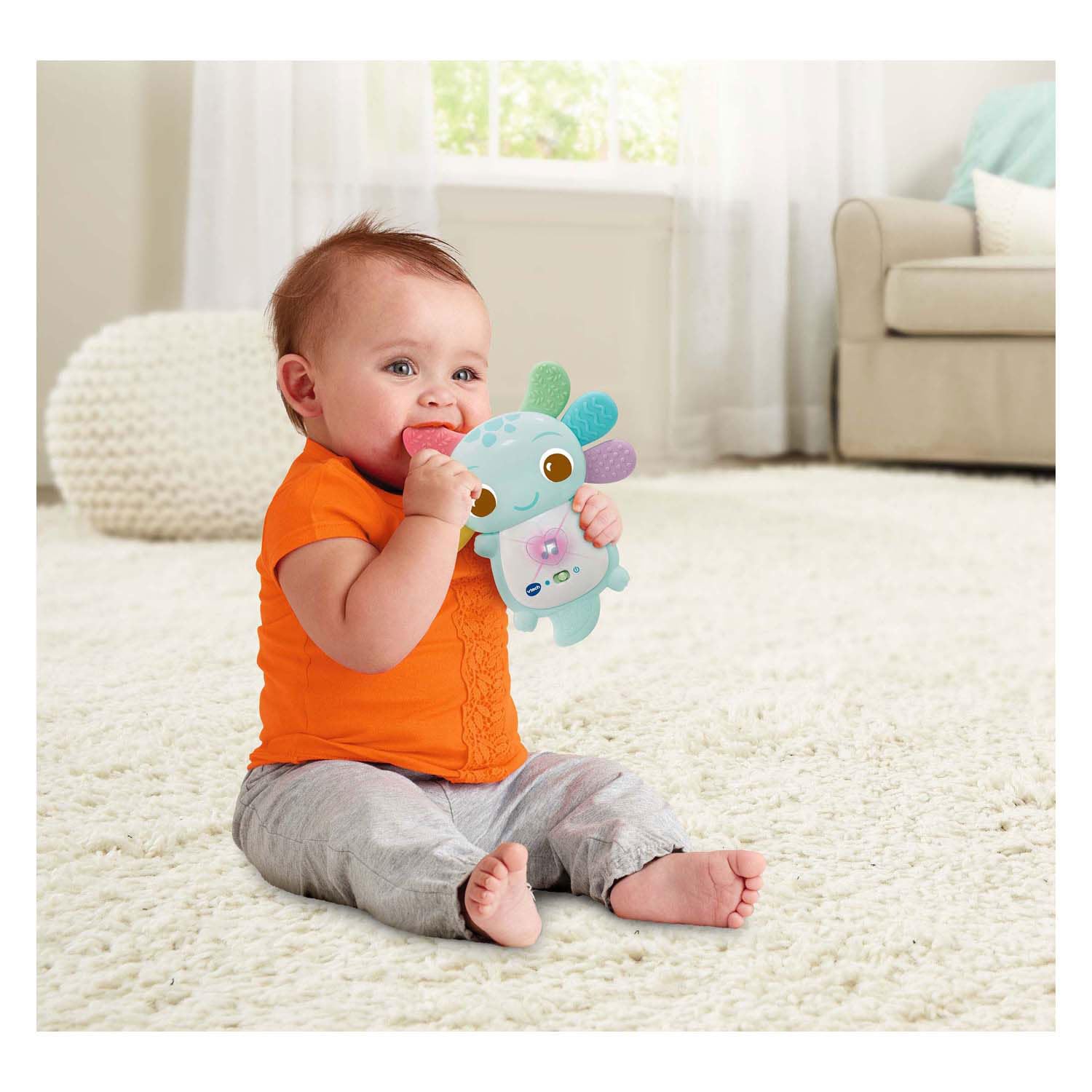 VTech mordedor monstruo juguete bebé con sonido y luz