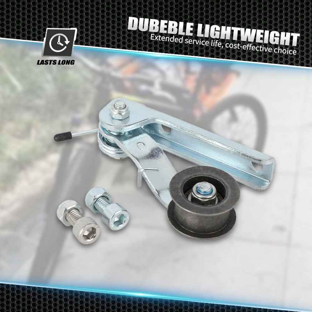 Motociclo Prote Della Catena Adatto per MX 350 Dirt Pit Bike Kit tendicatena in ferro Regolatore catena con strumento puleggia ruote guida Protezione catena paracatena per moto