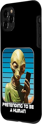 Miniatura 2 de iPhone 11 Pro Alien Pretending To Be A Human Halloween Women, Men, Kids Case