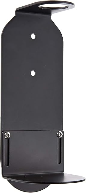 RECOVERY ROOM Wall Mounted Soap Dispenser [Regular Single], Black Soap Dispenser in Stainless Steel, Soap Bottle Holder for Bottles 250ml - 500ml. Ideal for Hotels, Commercial and Home Use