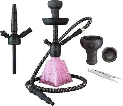 Miniatura 2 de Juego de cachimba azteca del faraón de 16", edición cósmica (algodón de azúcar)