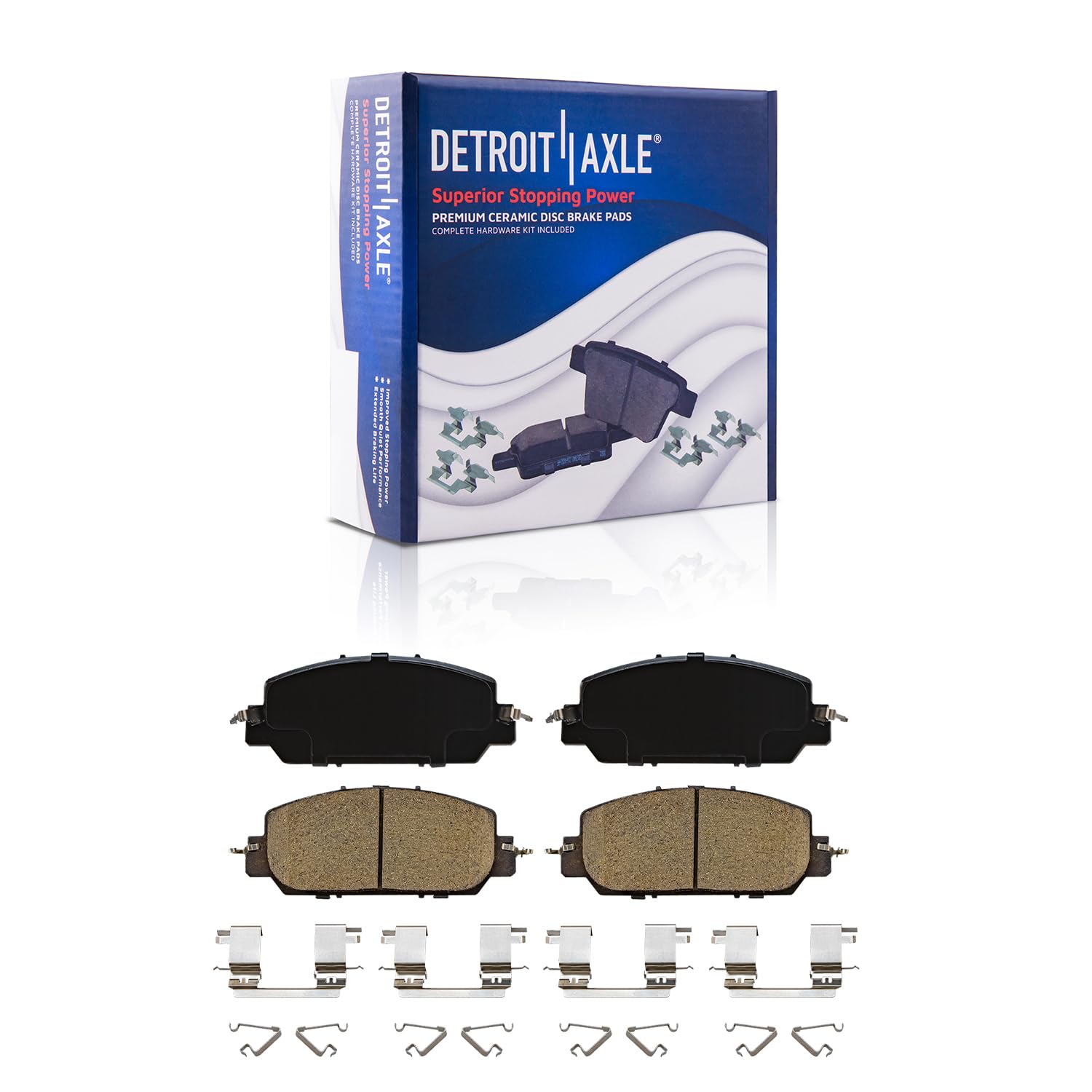Detroit Axle - Front Brake Pads for 2017-2025 Honda CR-V 2023-2025 HR-V