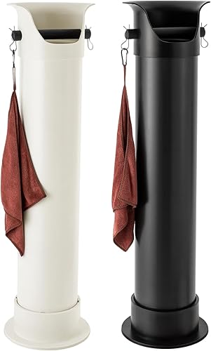 Knock Box para café expreso, comercial de pie estilo barista absorbente con base antideslizante extraíble, cubo de basura de la colección Coffee